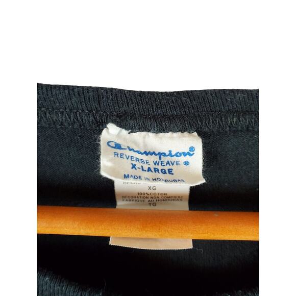 Champion Men's Vintage Reverse Weave Graphic Logo T-Shirt. Black. Size XL - Picture 3 of 3